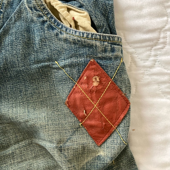 VINTAGE RARE Makaveli Branded Jeans Size 32x34 Tupac Shakur Hip Hop Rap Music - Picture 3 of 10